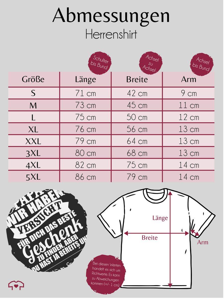 Shirtracer Perfekte Geschenk Papa Väter Vatertag: T-Shirt Gym Bag Shirtracer