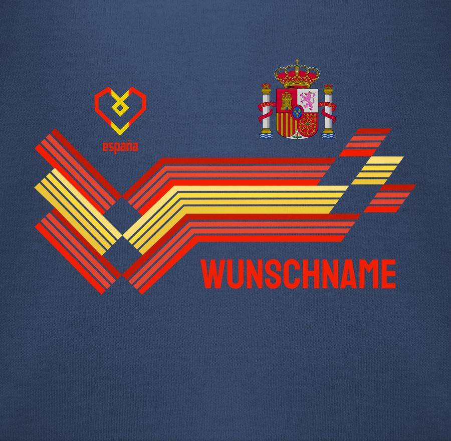 Shirtracer Personalisierbares Spanien Motiv Trikot Individuelles España Design Mit Wappen Und Landesfarben Mit Eigenem Namen Spain Shirtracer