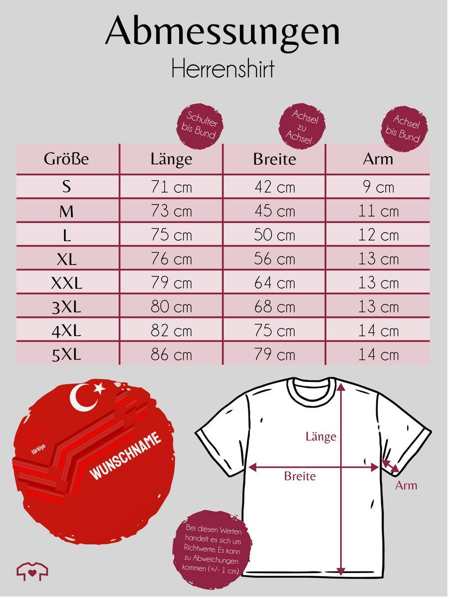 Shirtracer Personalisierbares Türkei Motiv Trikot Individuelles Türkiye Design Mit Wappen Und Landesfarben Mit Eigenem Namen Turkey Shirtracer