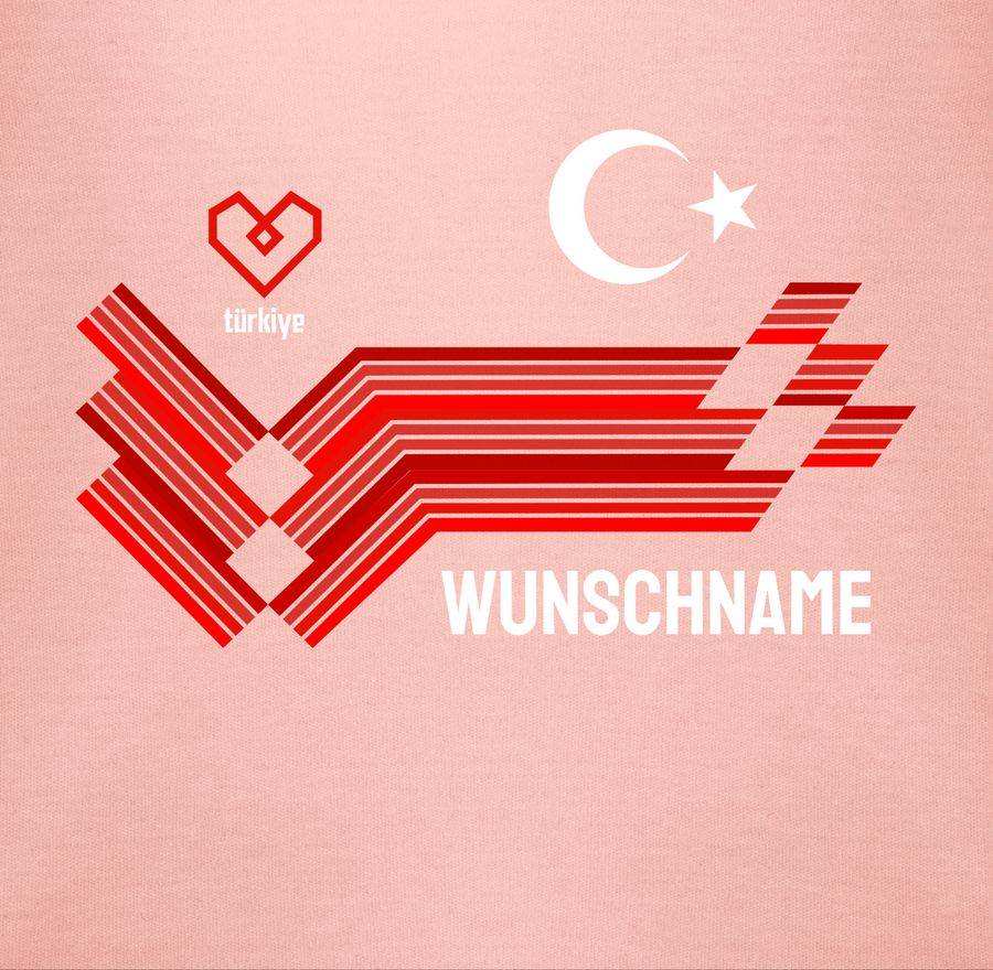 Shirtracer Personalisierbares Türkei Motiv Trikot Individuelles Türkiye Design Mit Wappen Und Landesfarben Mit Eigenem Namen Turkey Shirtracer
