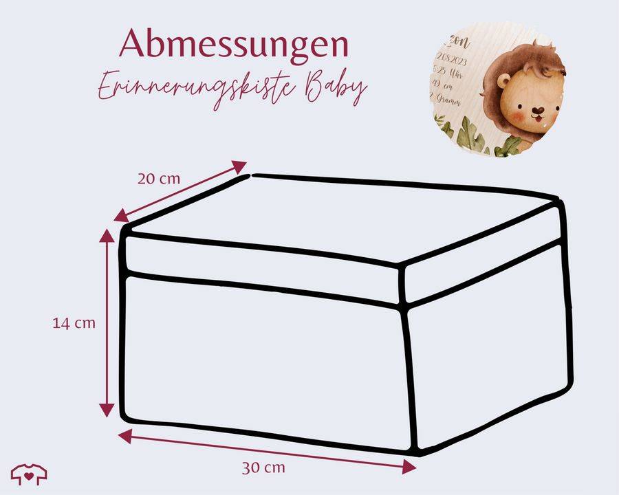 Shirtracer Personalisiertes Geschenk Baby - Geschenk Zur Geburt - Löwe Geburtsdaten Name Da Shirtracer