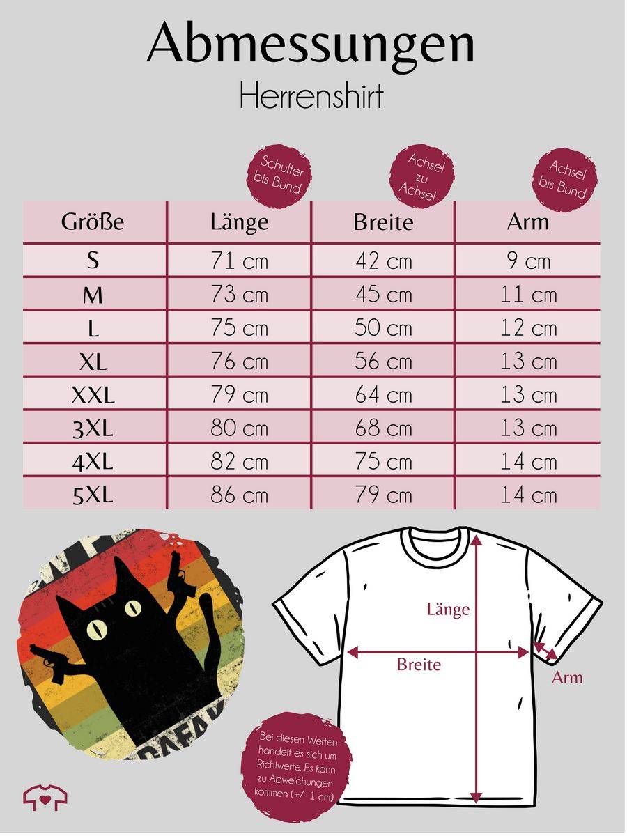 Shirtracer Pew Pew Madafakas Katze Vintage Hell Shirts & Mehr Shirtracer