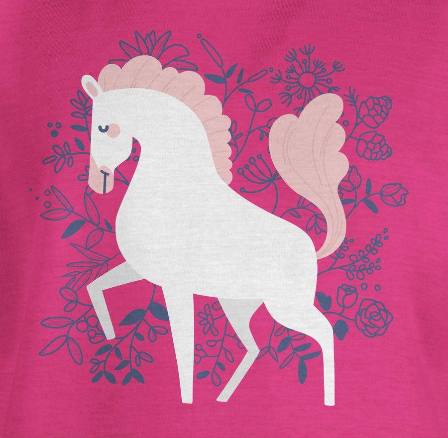 Shirtracer Pferd Mit Blumen: T-Shirt Rucksack Shirtracer