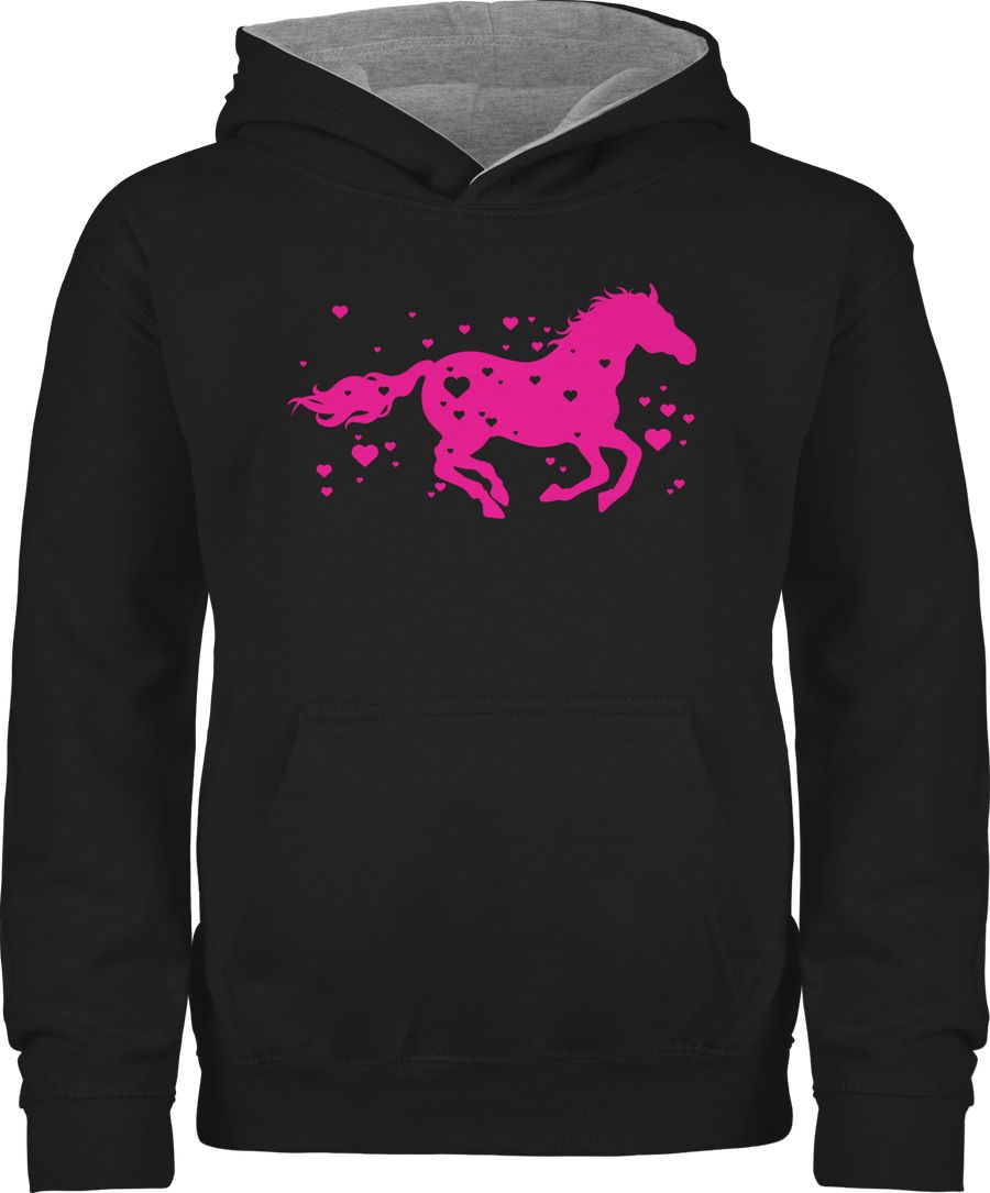 Shirtracer Pferd mit Herzen - fuchsia: T-Shirt Gym Bag Shirtracer