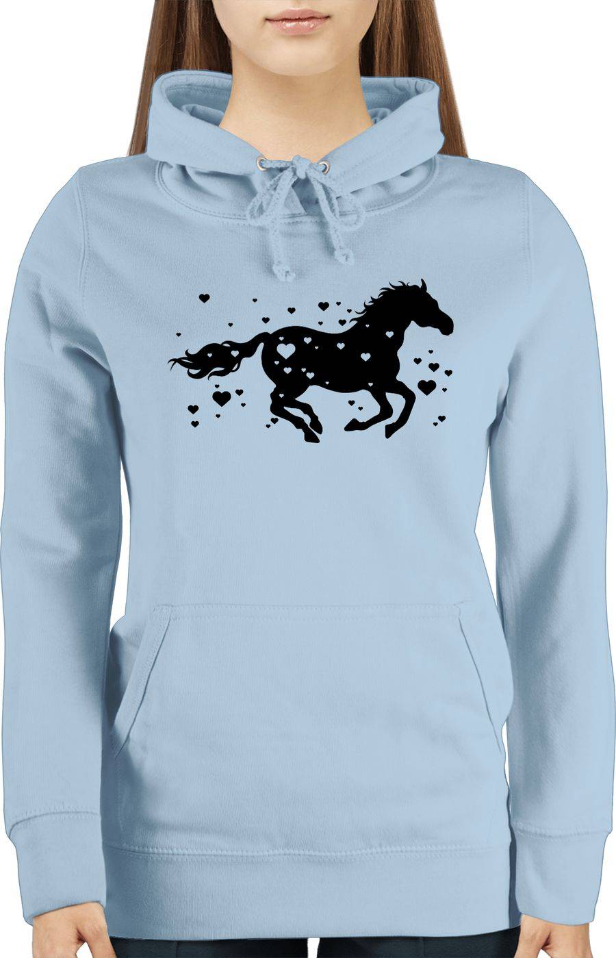 Shirtracer Pferd Mit Herzen Schwarz Shirts & Mehr Shirtracer