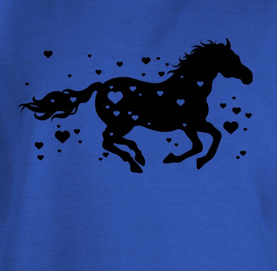 Shirtracer Pferd Mit Herzen Schwarz Shirts & Mehr Shirtracer