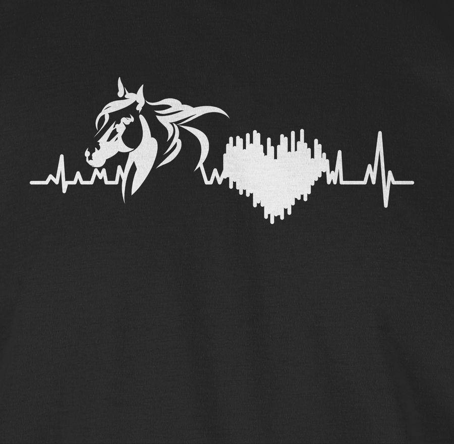 Shirtracer Pferd Mit Herzschlag: T-Shirt Gym Bag Shirtracer