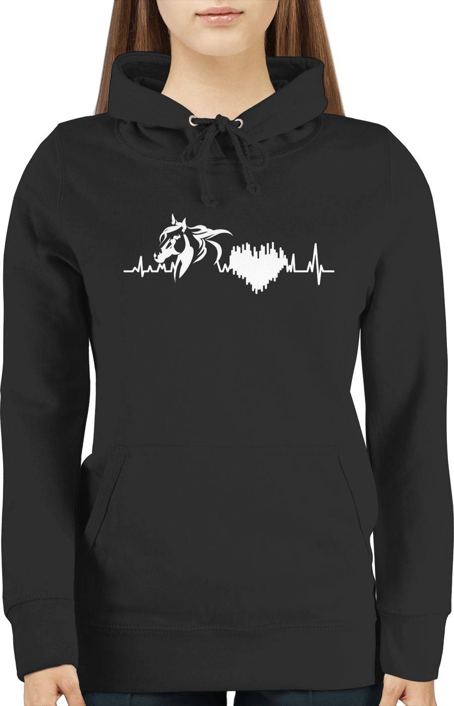 Shirtracer Pferd Mit Herzschlag: T-Shirt Gym Bag Shirtracer