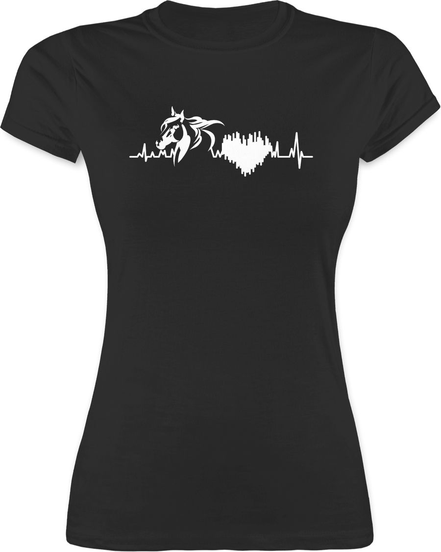 Shirtracer Pferd mit Herzschlag: T-Shirt Gym Bag Shirtracer