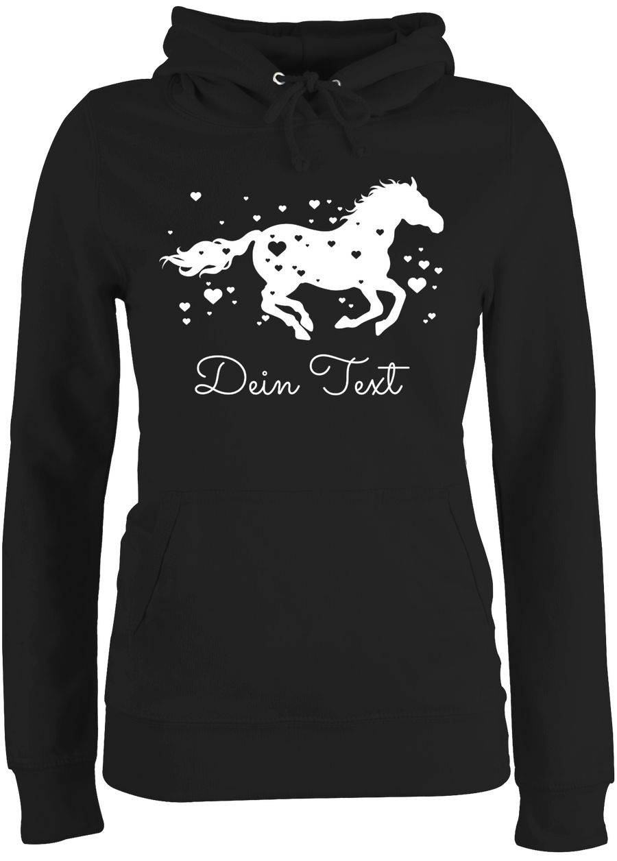 Shirtracer Pferd Wunschtext: Tshirt Turnbeutel Shirtracer