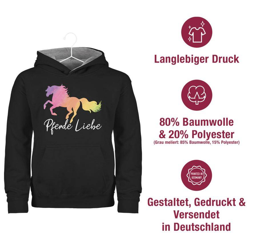 Shirtracer Pferde Liebe Mit Buntem Pferd Shirts & Mehr Shirtracer