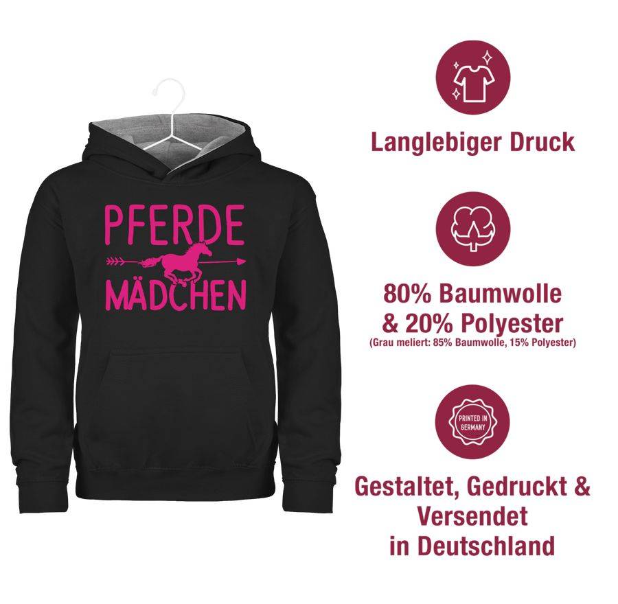 Shirtracer Pferde Mädchen Motiv Fuchsia: T-Shirt Gym Bag Shirtracer