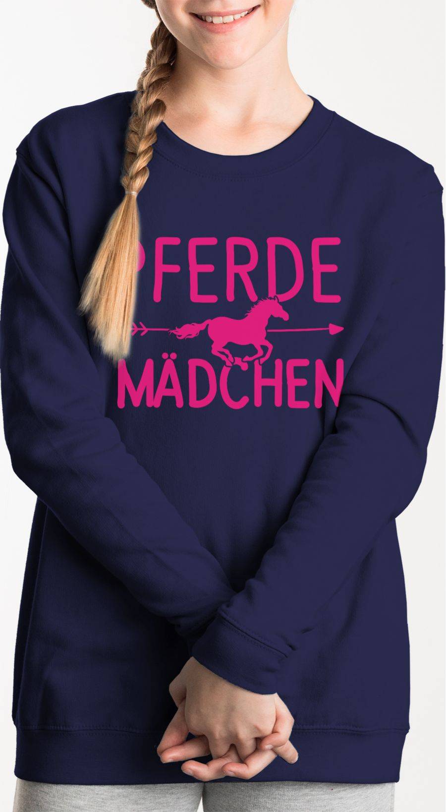 Shirtracer Pferde Mädchen Motiv Fuchsia: T-Shirt Gym Bag Shirtracer