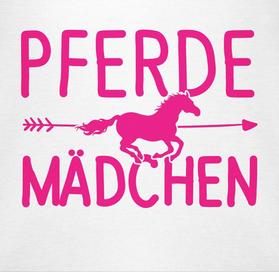 Shirtracer Pferde Mädchen Motiv Fuchsia: T-Shirt Gym Bag Shirtracer