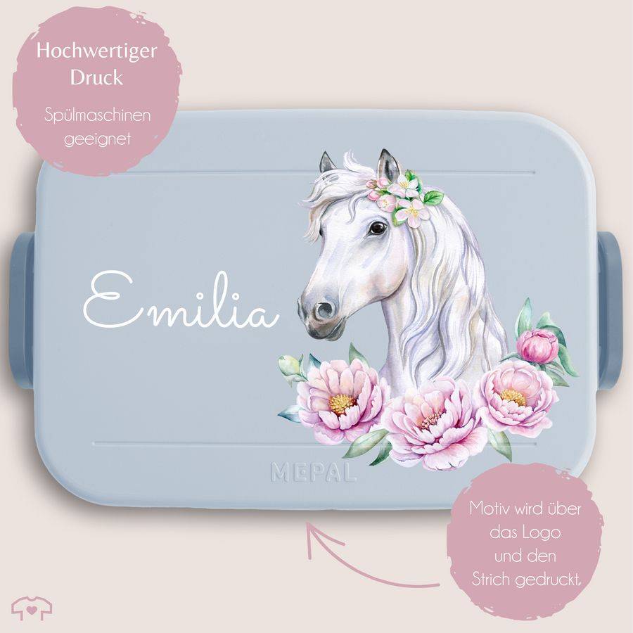 Shirtracer Pferdemädchen Geschenk Pferdekopf Mädchen: T-Shirt Turnbeutel Shirtracer