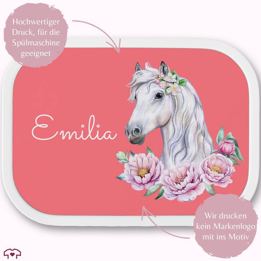 Shirtracer Pferdemädchen Geschenk Pferdekopf Mädchen: T-Shirt Turnbeutel Shirtracer