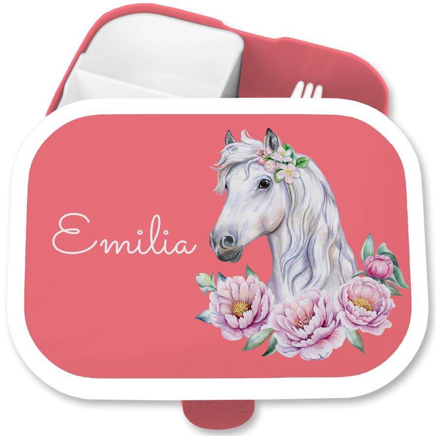 Shirtracer Pferdemädchen Geschenk Pferdekopf Mädchen: T-Shirt Turnbeutel Shirtracer