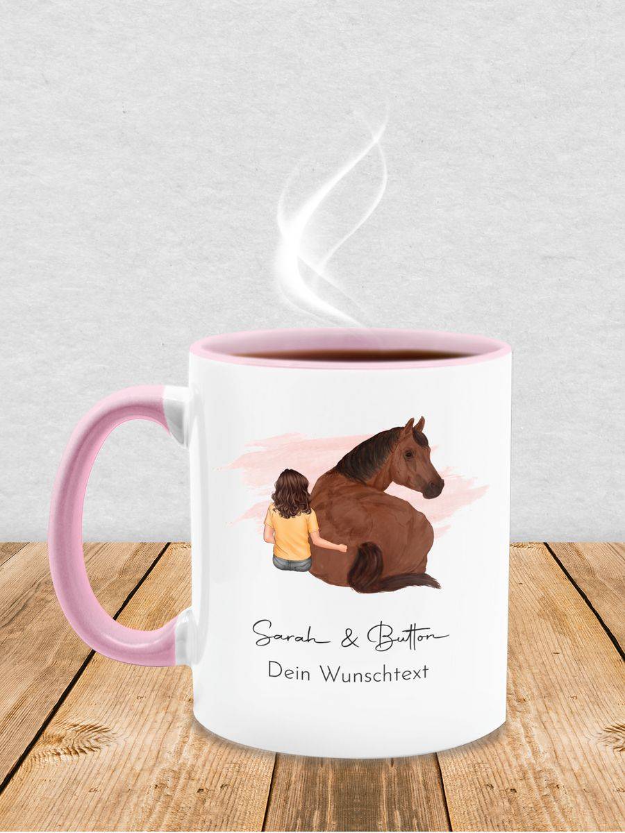 Shirtracer Pferdemädchen Namen - Pferde Mädchen Geschenk: Tshirt Gym Bag Shirtracer