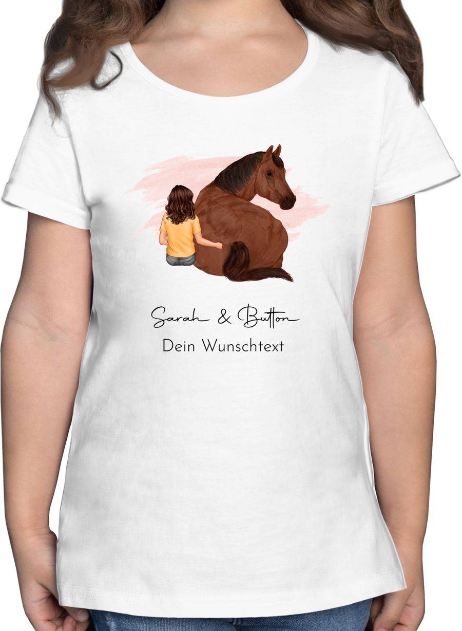 Shirtracer Pferdemädchen Namen - Pferde Mädchen Geschenk: Tshirt Gym Bag Shirtracer