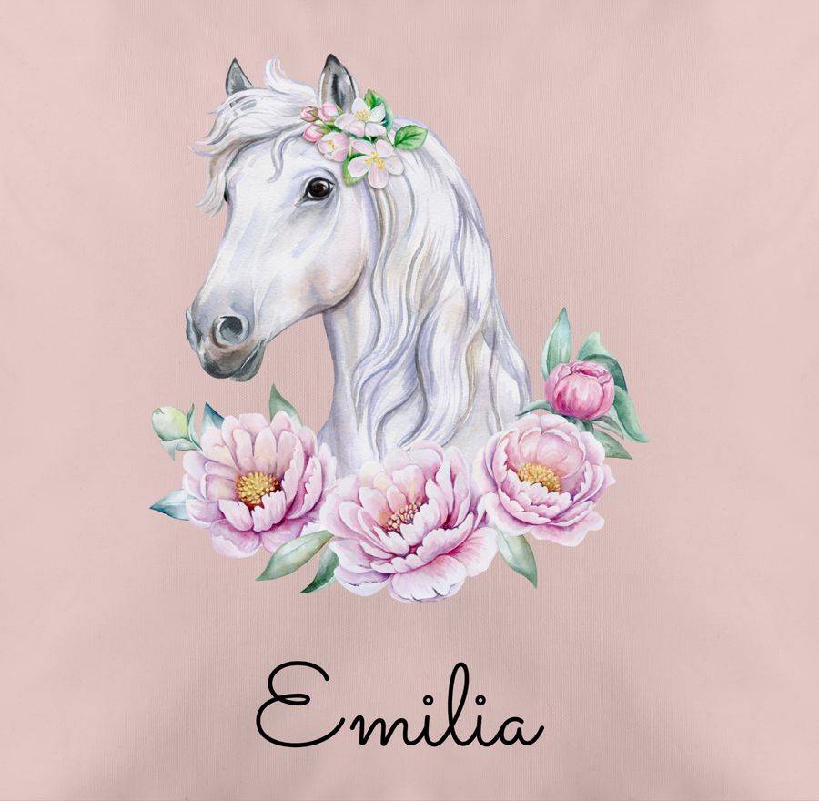 Shirtracer Pferdemotiv Pferdekopf Pferd Name: T-Shirt Gym Bag Shirtracer