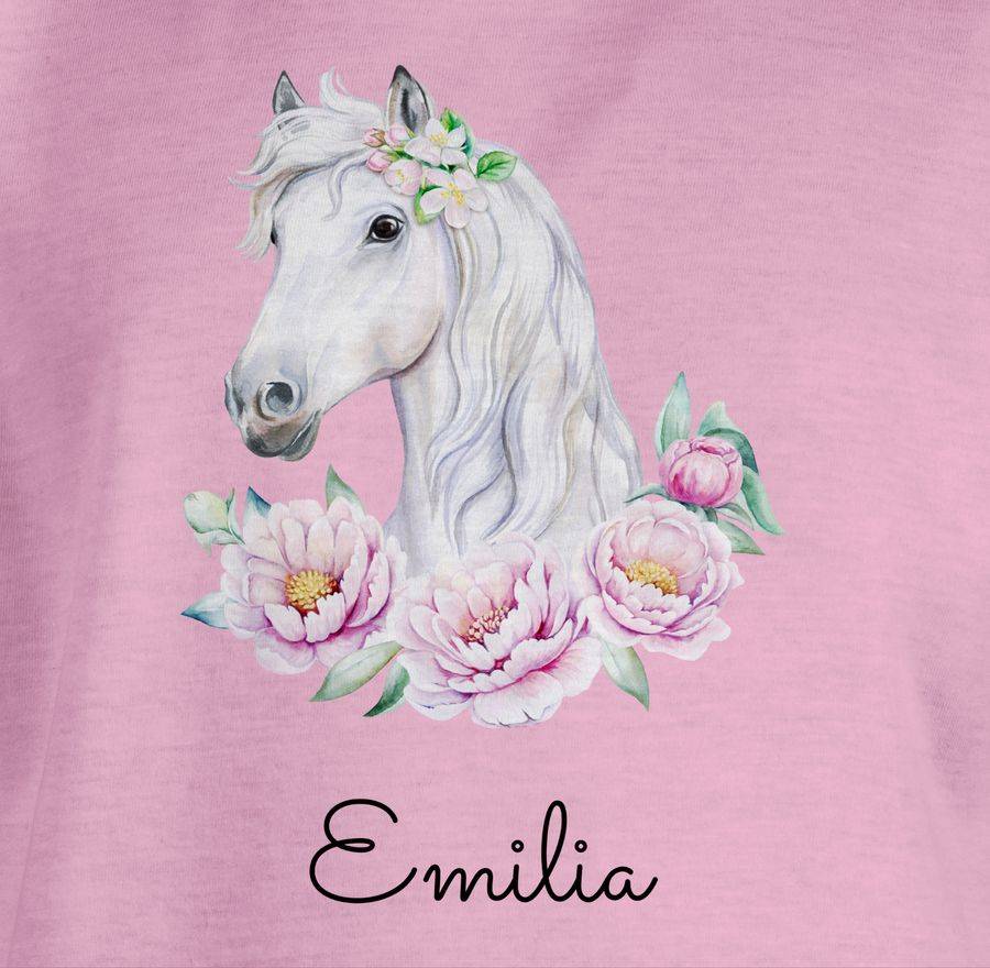 Shirtracer Pferdemotiv Pferdekopf Pferd Name: T-Shirt Gym Bag Shirtracer