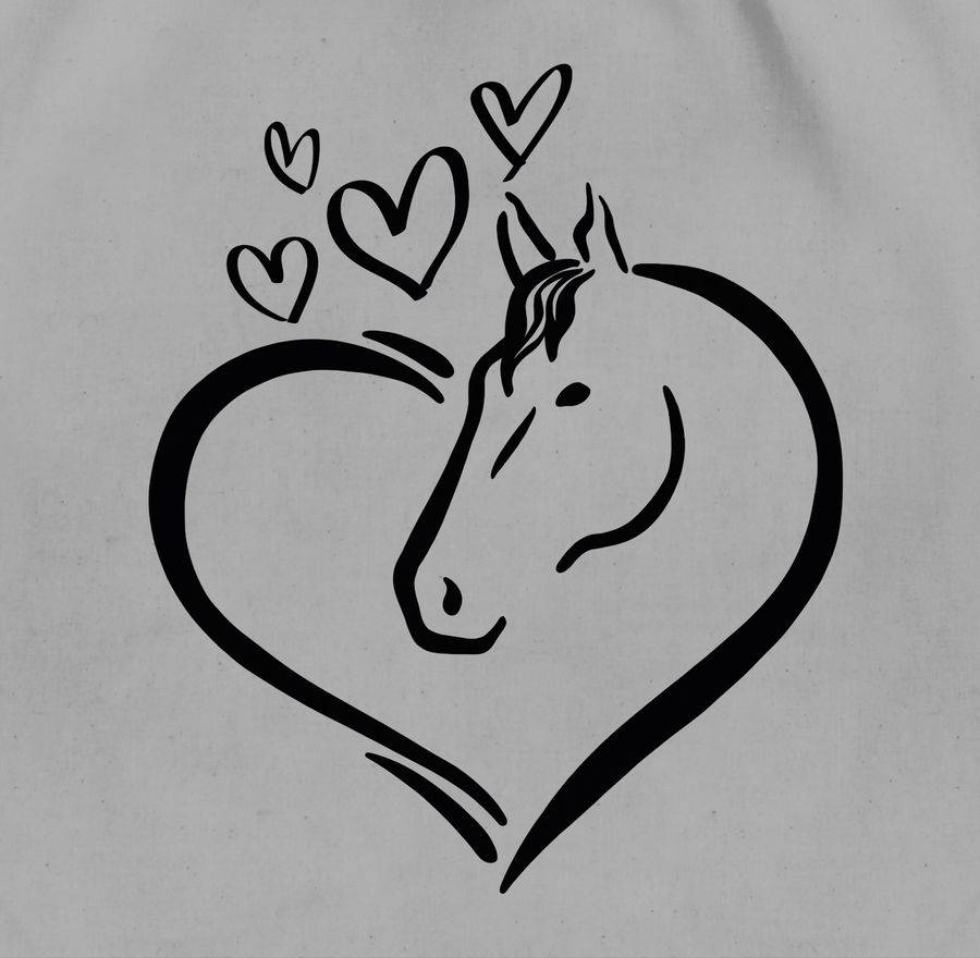 Shirtracer Pferdeportrait Im Herz Shirts & Mehr Shirtracer