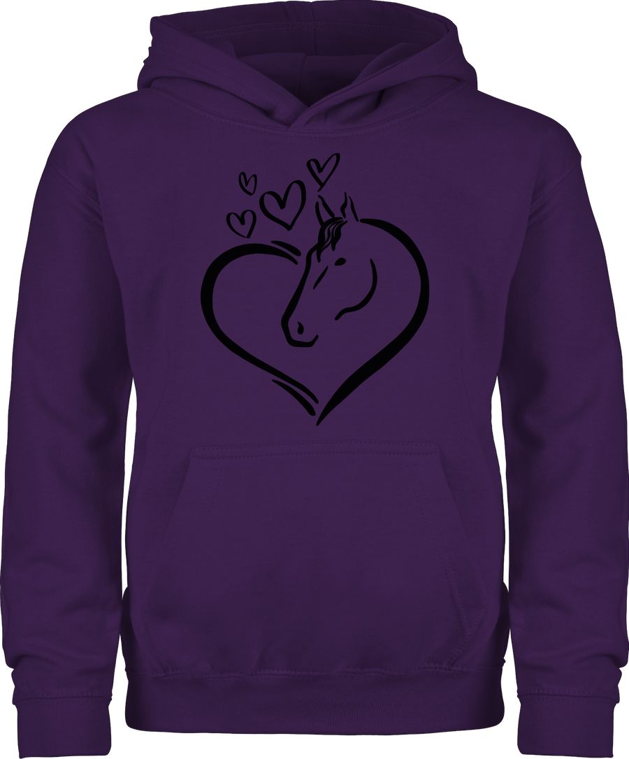 Shirtracer Pferdeportrait im Herz Shirts & Mehr Shirtracer
