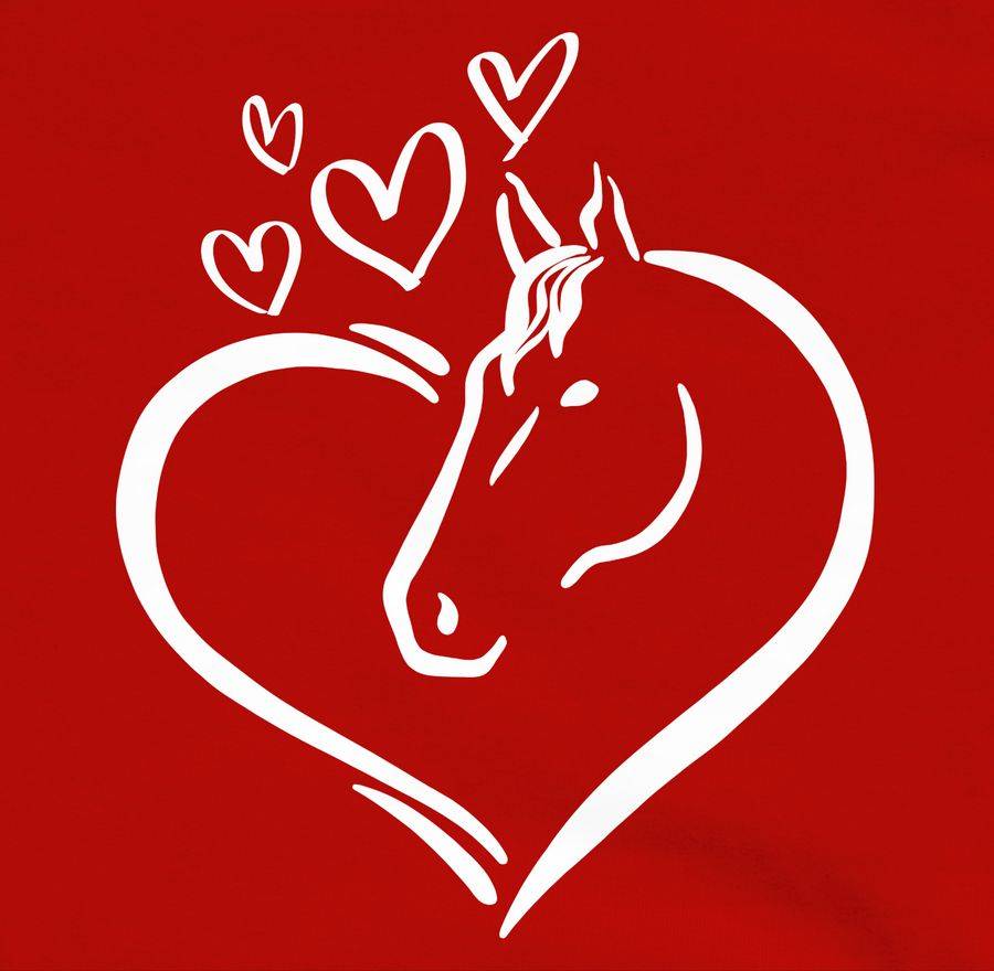 Shirtracer Pferdeportrait Im Herz: Tshirt Rucksack Shirtracer