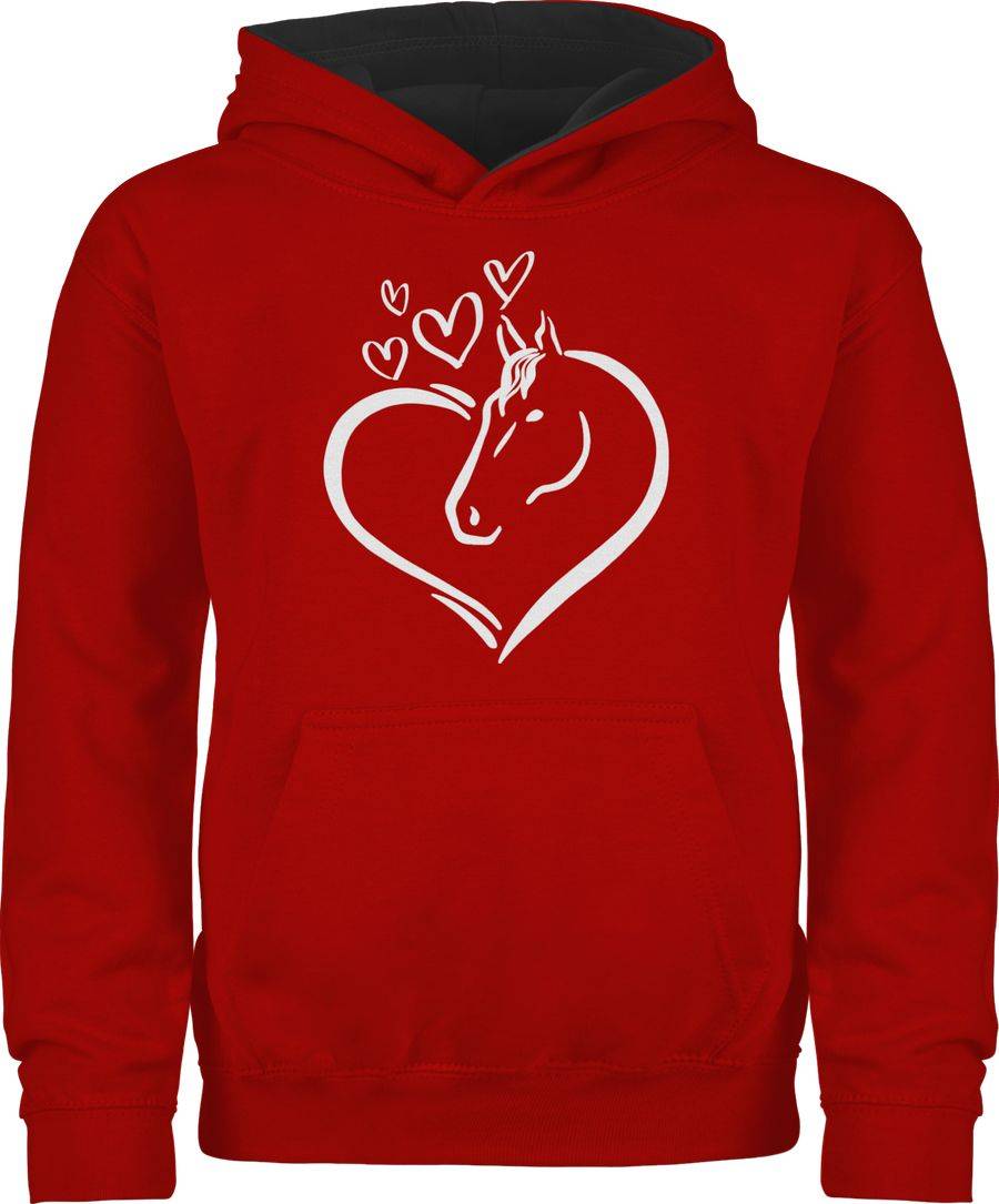 Shirtracer Pferdeportrait im Herz: Tshirt Rucksack Shirtracer