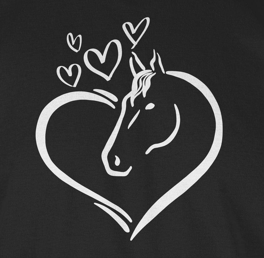 Shirtracer Pferdeportrait Im Herz: Tshirt Rucksack Shirtracer