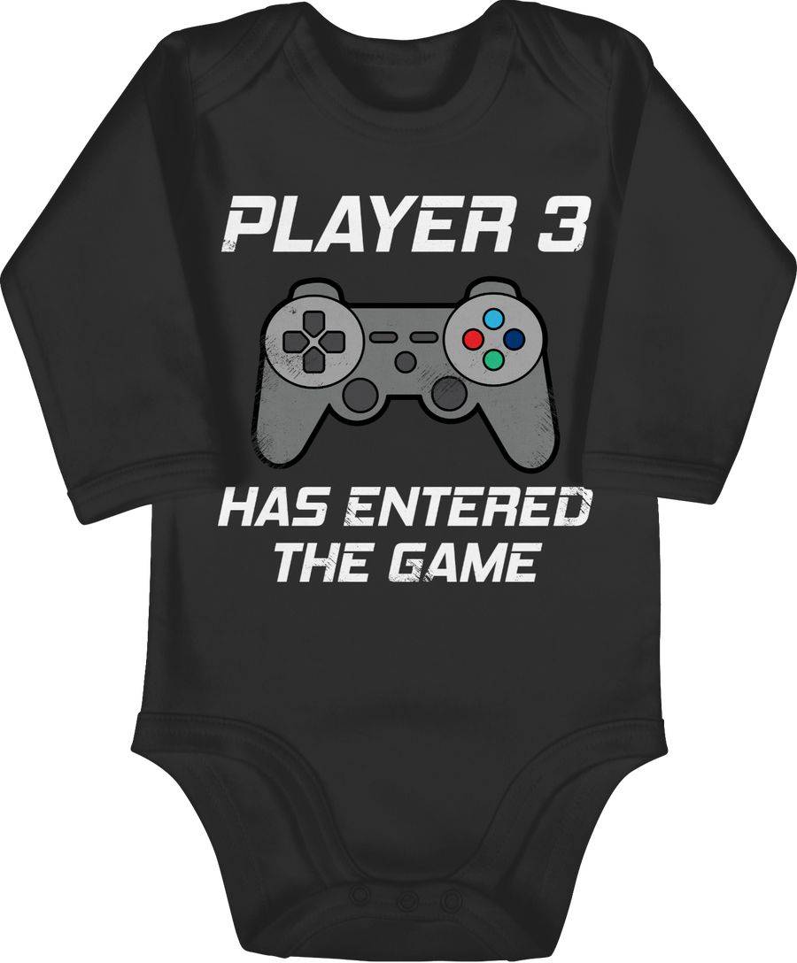 Shirtracer Player 3 has entered the game Controller grau: T-Shirt Rucksack Shirtracer