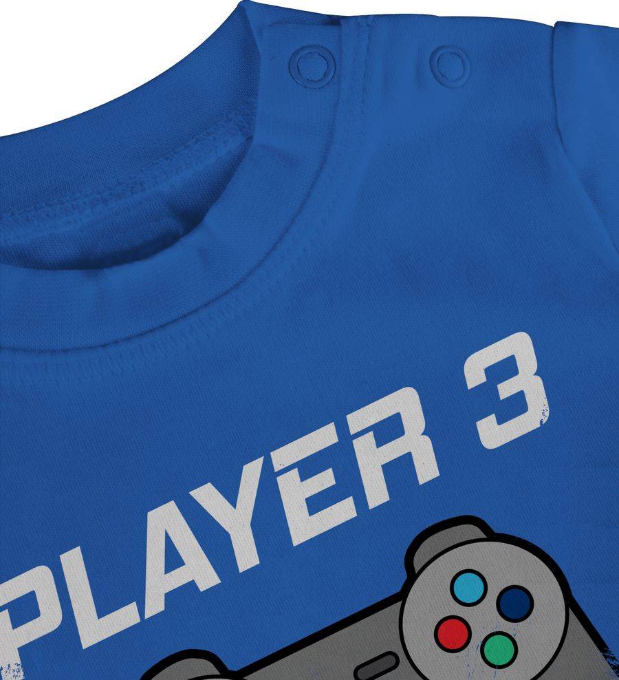Shirtracer Player 3 Has Entered The Game Controller Grau: T-Shirt Rucksack Shirtracer