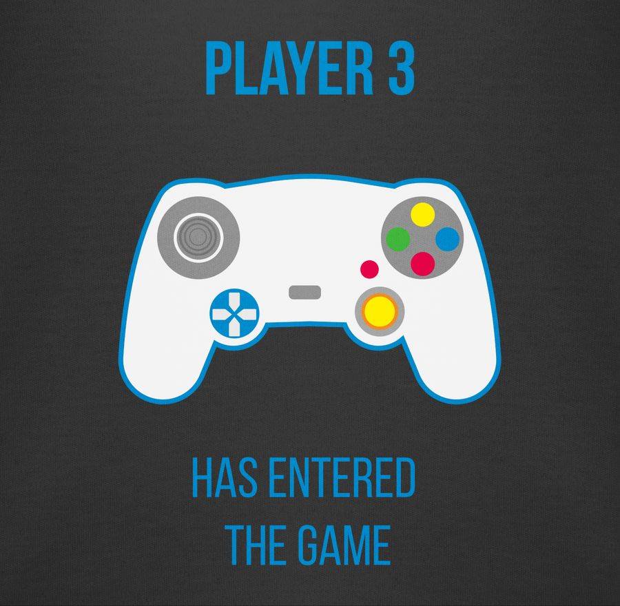 Shirtracer Player 3 Has Entered The Game Controller Weiß Shirts & Mehr Shirtracer