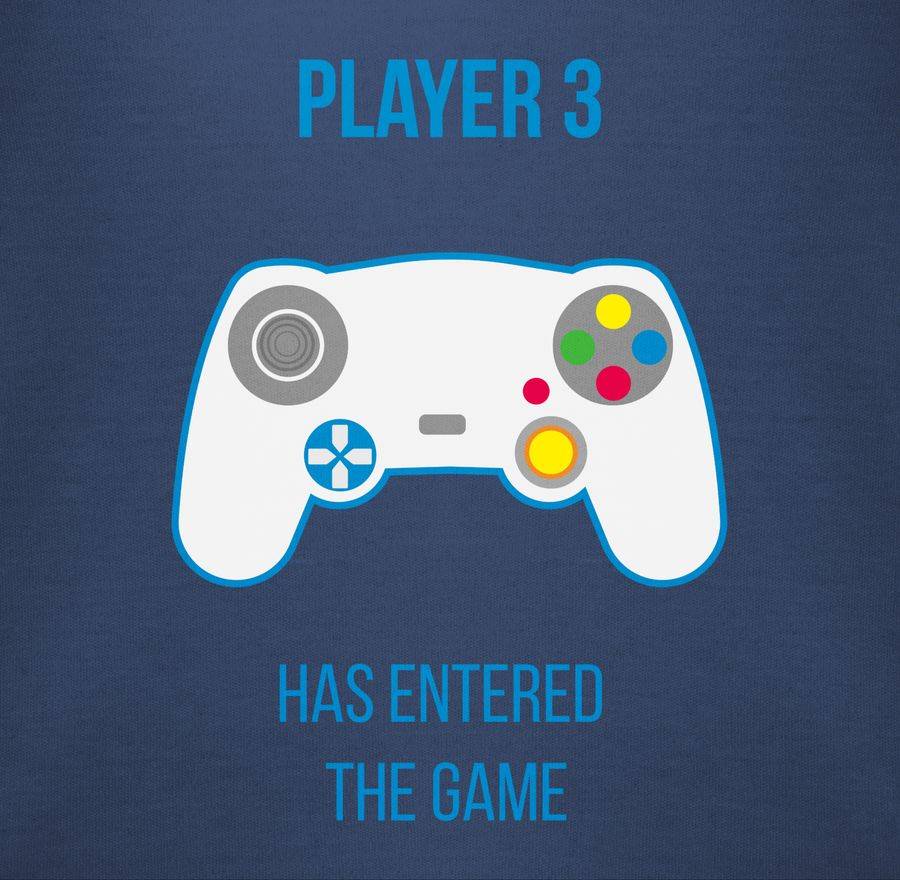 Shirtracer Player 3 Has Entered The Game Controller Weiß Shirts & Mehr Shirtracer