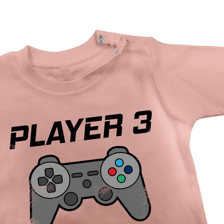 Shirtracer Player 3 Has Entered The Game - Schwarz: T-Shirt Gym Bag Shirtracer