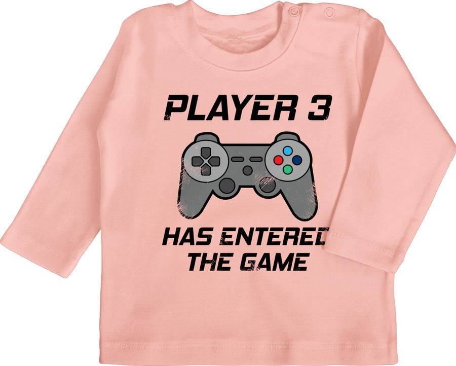 Shirtracer Player 3 has entered the Game - schwarz: T-Shirt Gym Bag Shirtracer