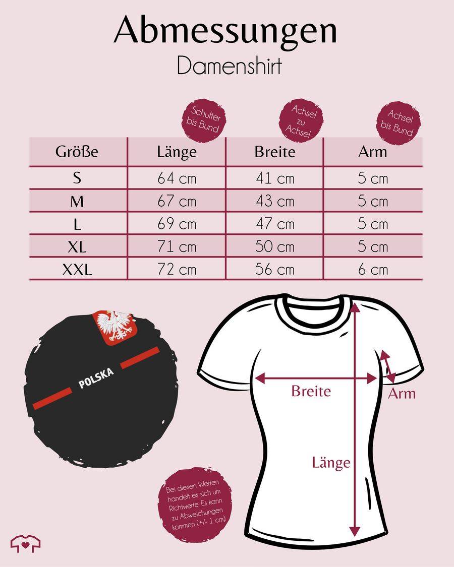 Shirtracer Polen Trikot Wappen Polska Mit Stolz Polnisches Fan-Motiv Shirtracer