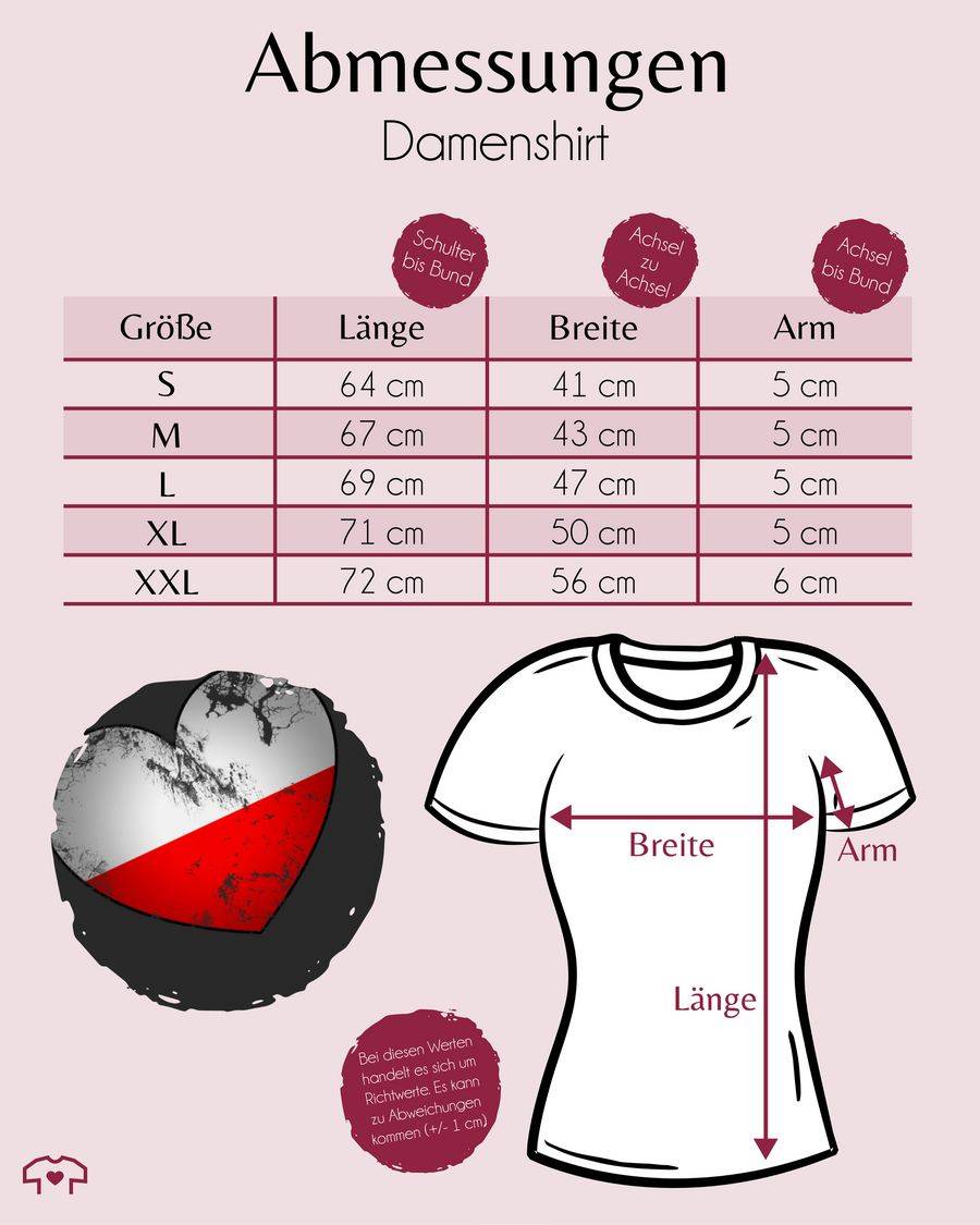 Shirtracer Polen Vintage Herz Shirts & Mehr Shirtracer