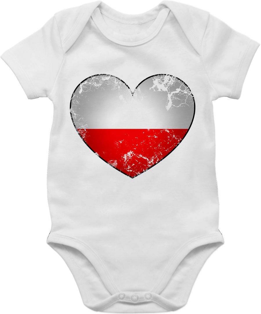 Shirtracer Polen Vintage Herz Shirts & Mehr Shirtracer