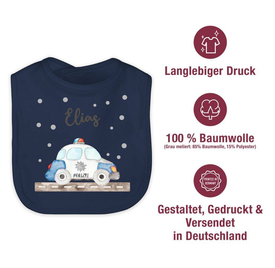 Shirtracer Polizei Blaulicht Bundespolizei Polizeiauto Polizist Shirts & Mehr Shirtracer