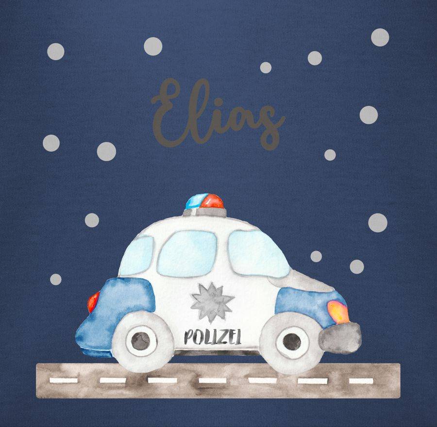 Shirtracer Polizei Blaulicht Bundespolizei Polizeiauto Polizist Shirts & Mehr Shirtracer