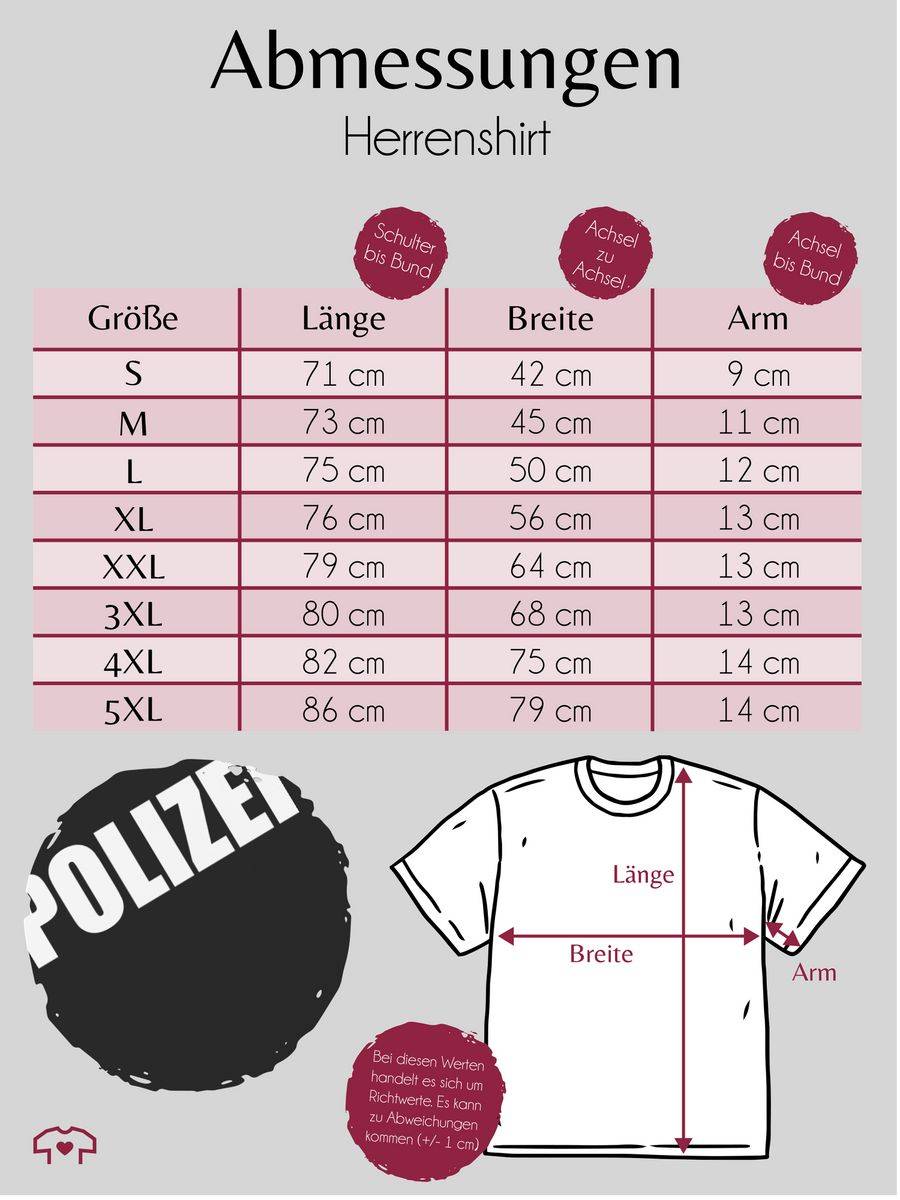 Shirtracer Polizei Karneval Kostüm Shirts & Mehr Shirtracer