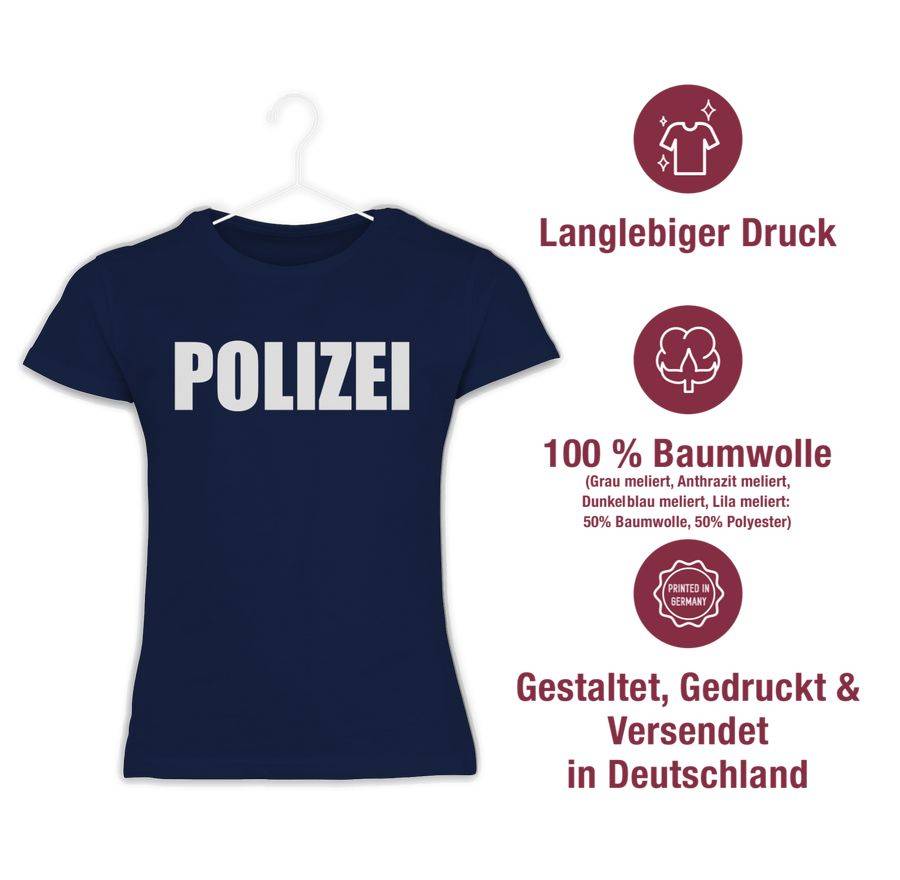Shirtracer Polizei Karneval Kostüm Shirts & Mehr Shirtracer