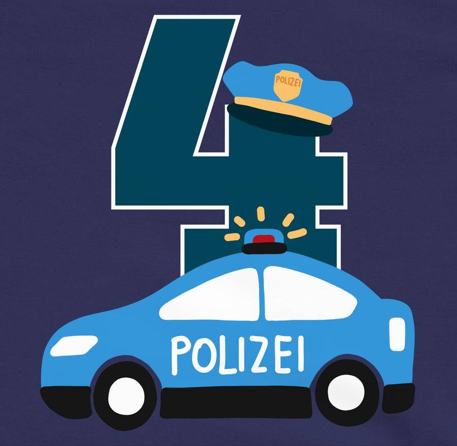Shirtracer Polizei Vierter: Tshirt Turnbeutel Shirtracer