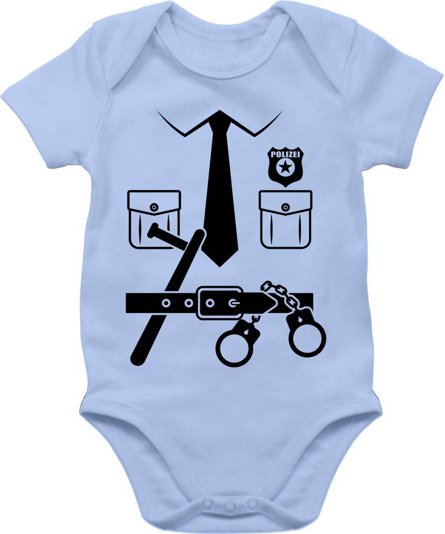 Shirtracer Polizeikostüm - schwarz Shirts & Mehr Shirtracer