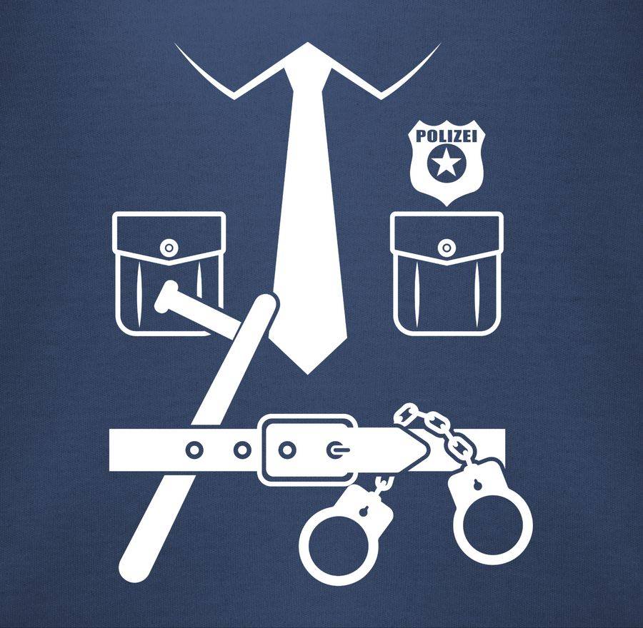 Shirtracer Polizeikostüm - Weiß Shirts & Mehr Shirtracer