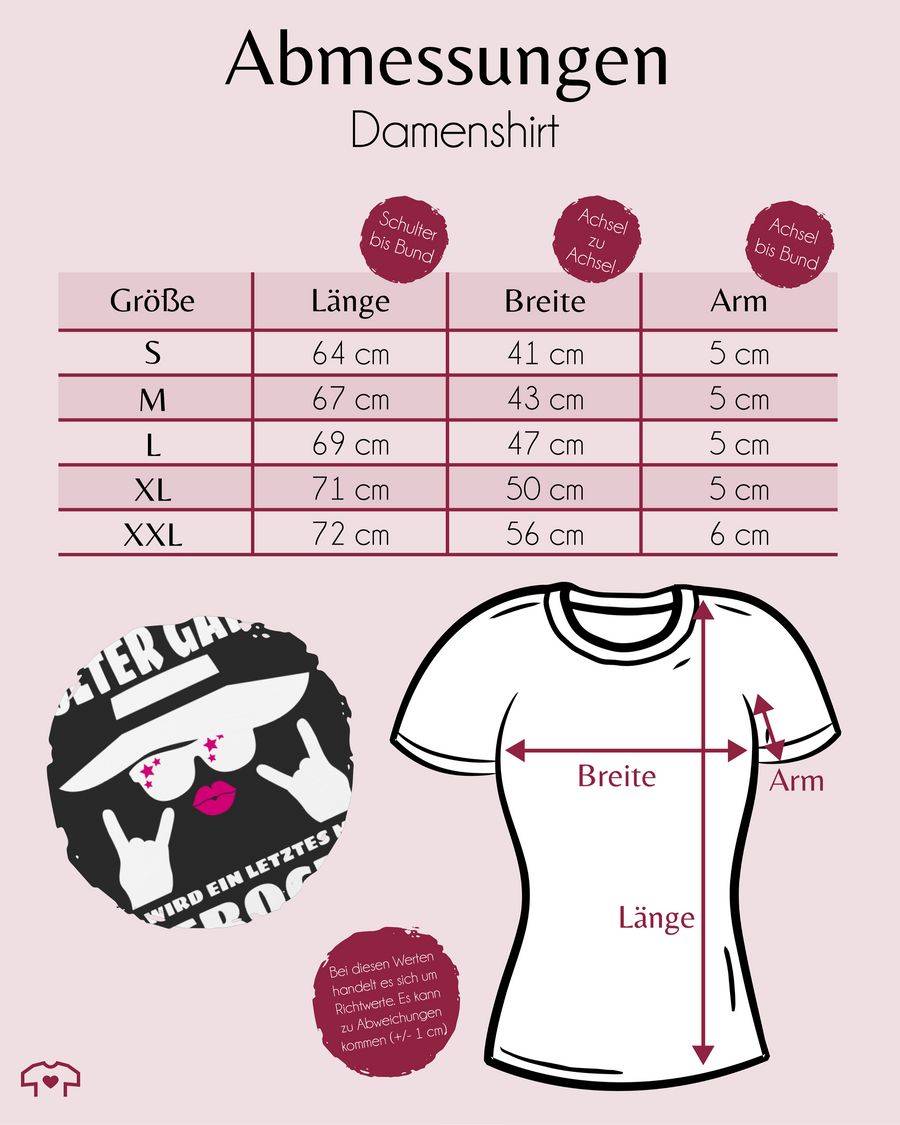 Shirtracer Polter Gang Frauen - Fuchsia/weiß: Tshirt Gym Bag Shirtracer