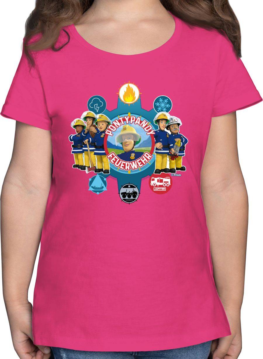 Shirtracer Pontypandy Feuerwehr - Gruppe: Tshirt Gym Bag Shirtracer