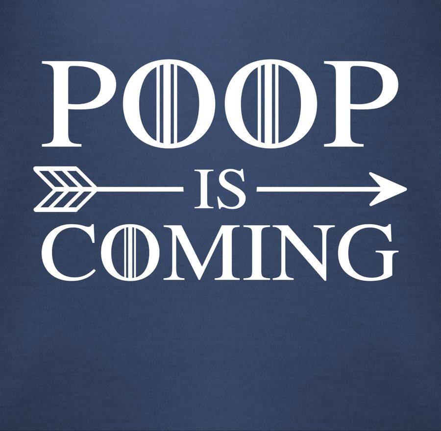 Shirtracer Poop Is Coming Weiß: T-Shirt Gym Bag Shirtracer