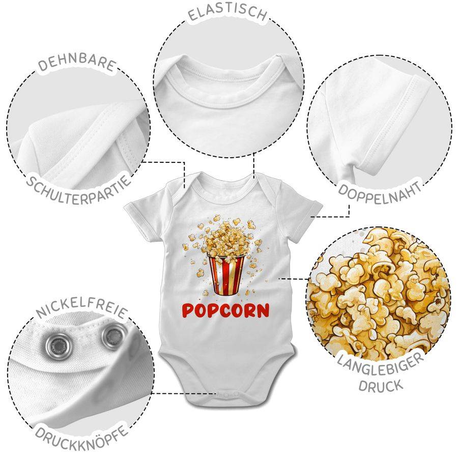 Shirtracer Popcorn Fan Popcornverkleidung Filmliebhaber Pop-Corn: T-Shirt Rucksack Shirtracer